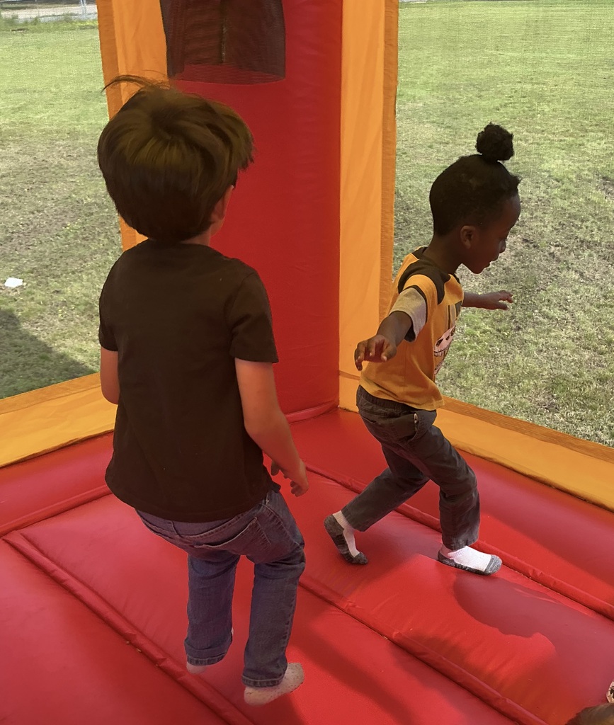 children in bouncy house