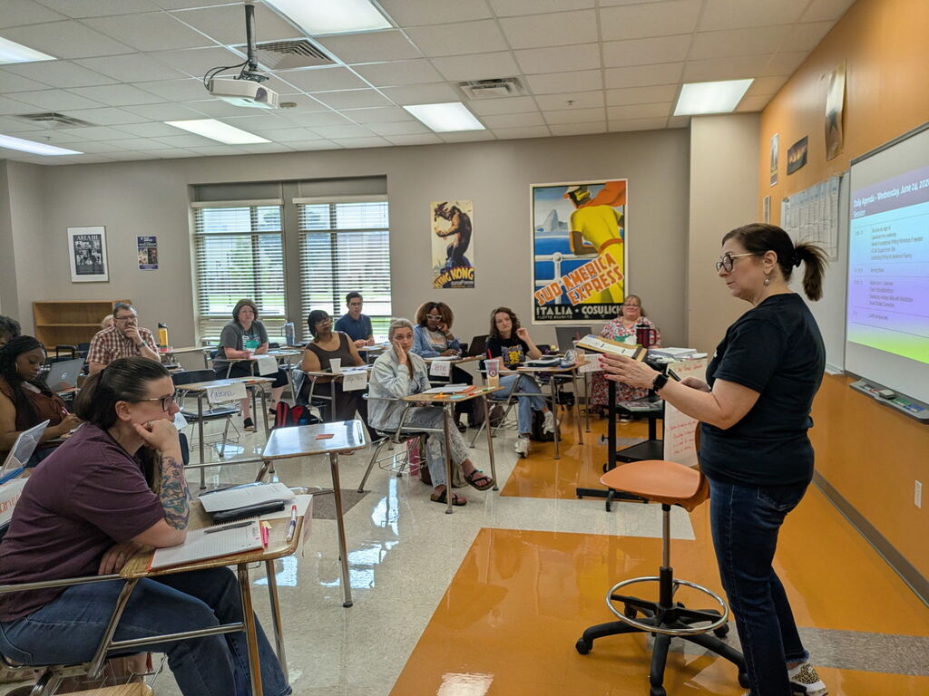 Picture of teachers are professional development 