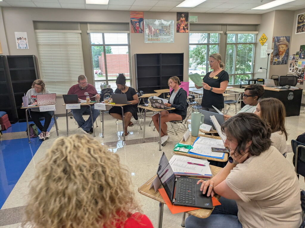 Picture of teachers are professional development 