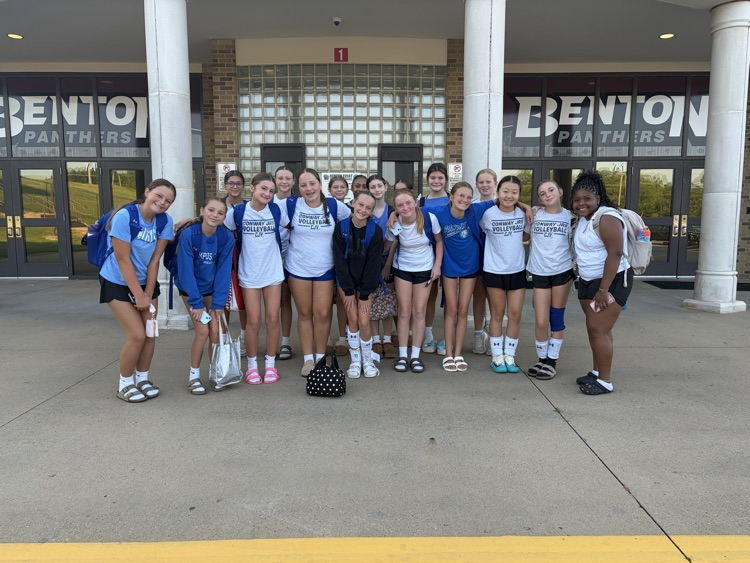 Ruth Doyle volleyball got better today at Benton team camp.