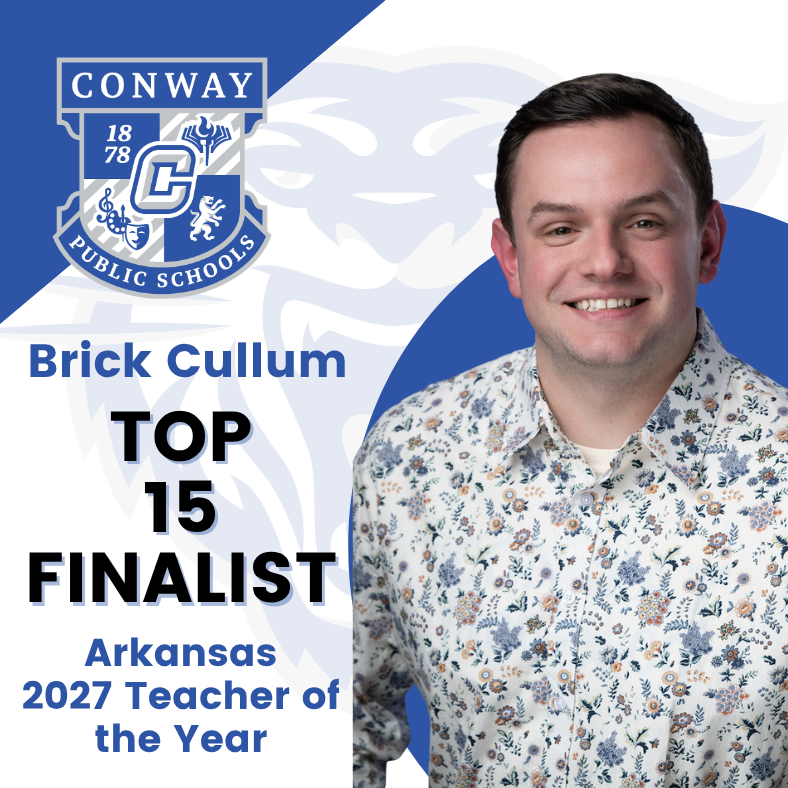 Brick Cullum top 15 finalist arkansas 2027 teacher of the year