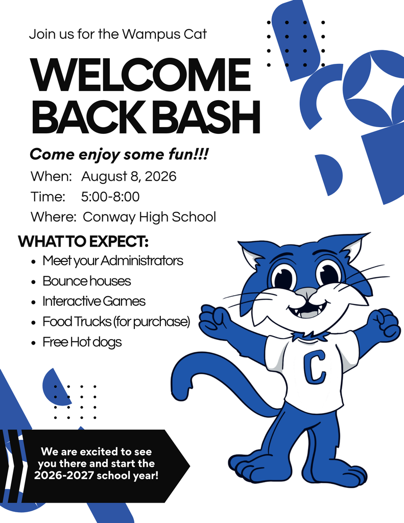 Welcome back bash flyer graphic
