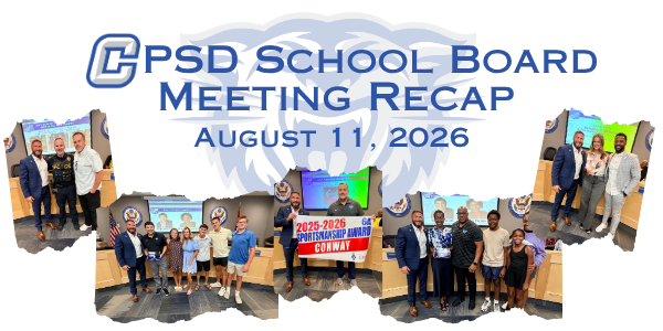 CPSD School Board Meeting recap august 11 2026