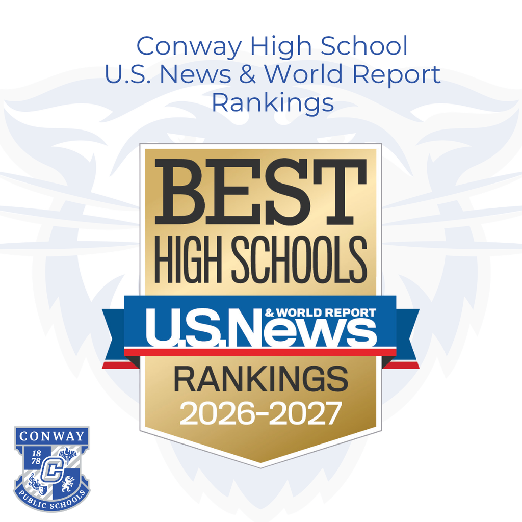 conway high school US news & World report rankings graphic
