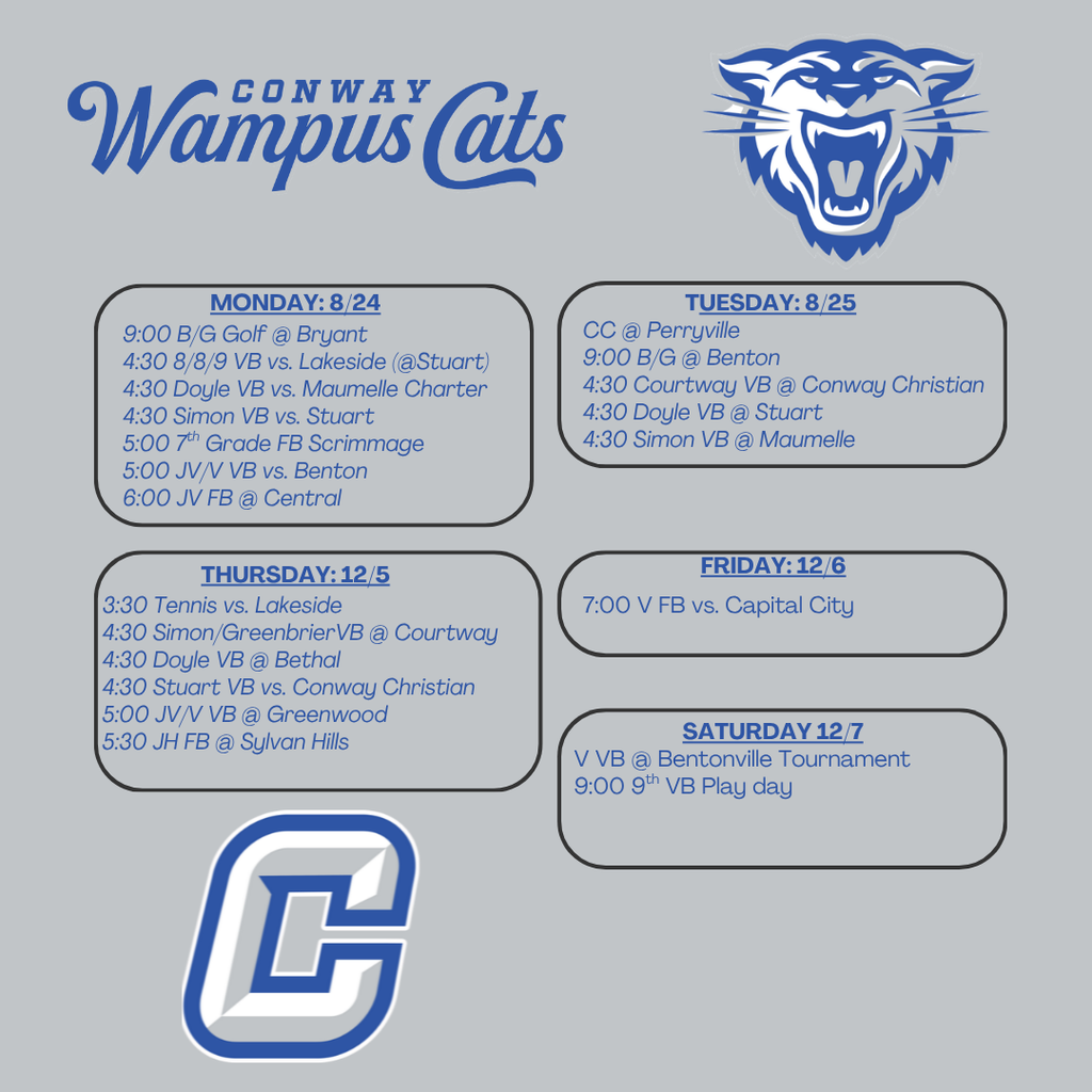 weekly events