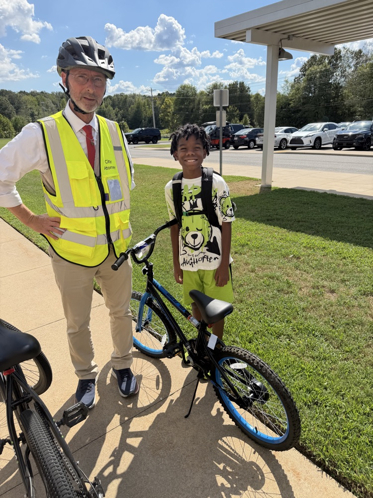 Parker gets a bike