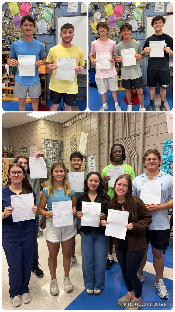 Students holding their pop sonnets