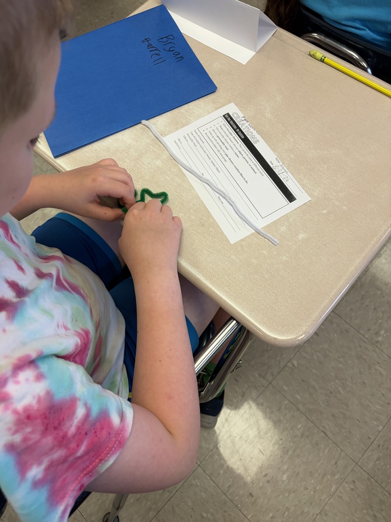 Creating Pipe Cleaner Characters to review plot and characterization