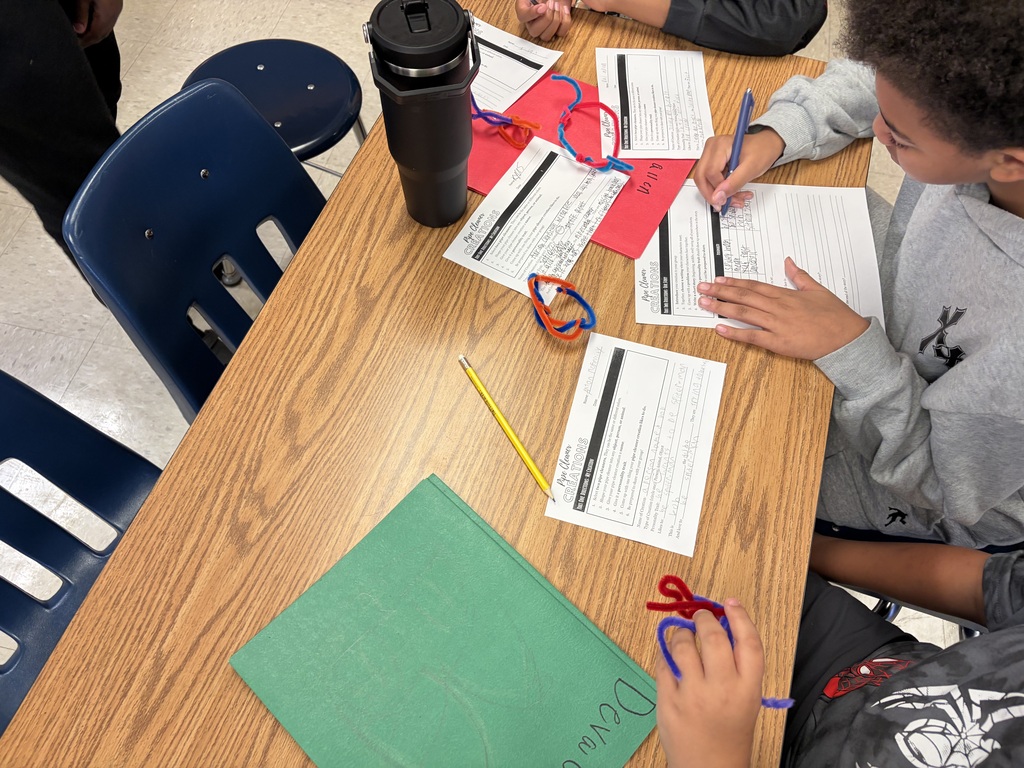 Creating Pipe Cleaner Characters to review plot and characterization
