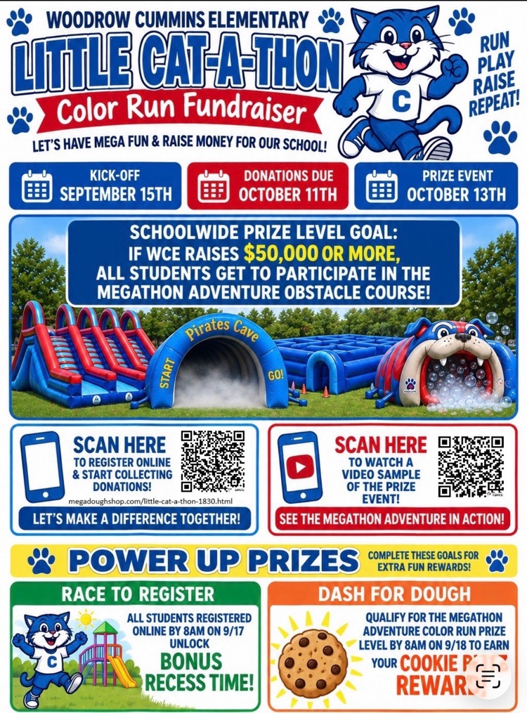🐾 LITTLE CAT-A-THON COLOR RUN FUNDRAISER! 🐾