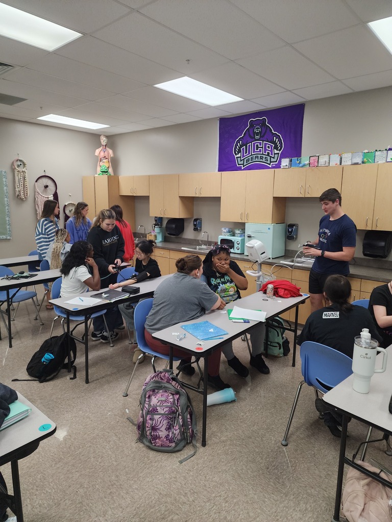 PCT students at work.