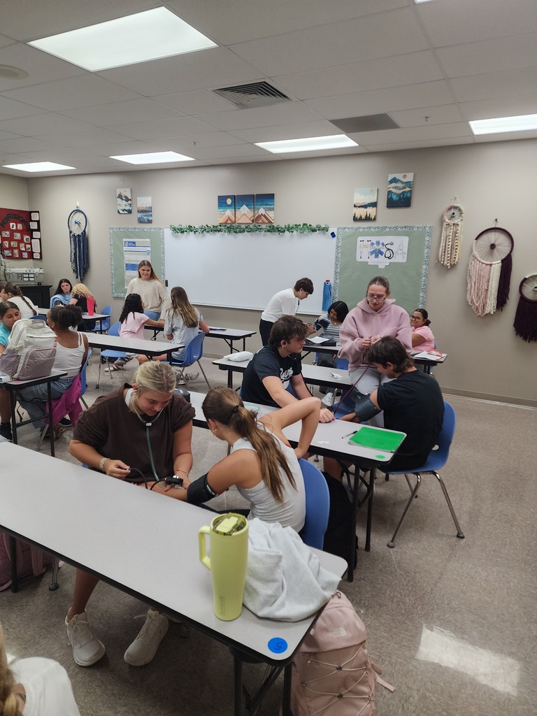 PCT students at work.