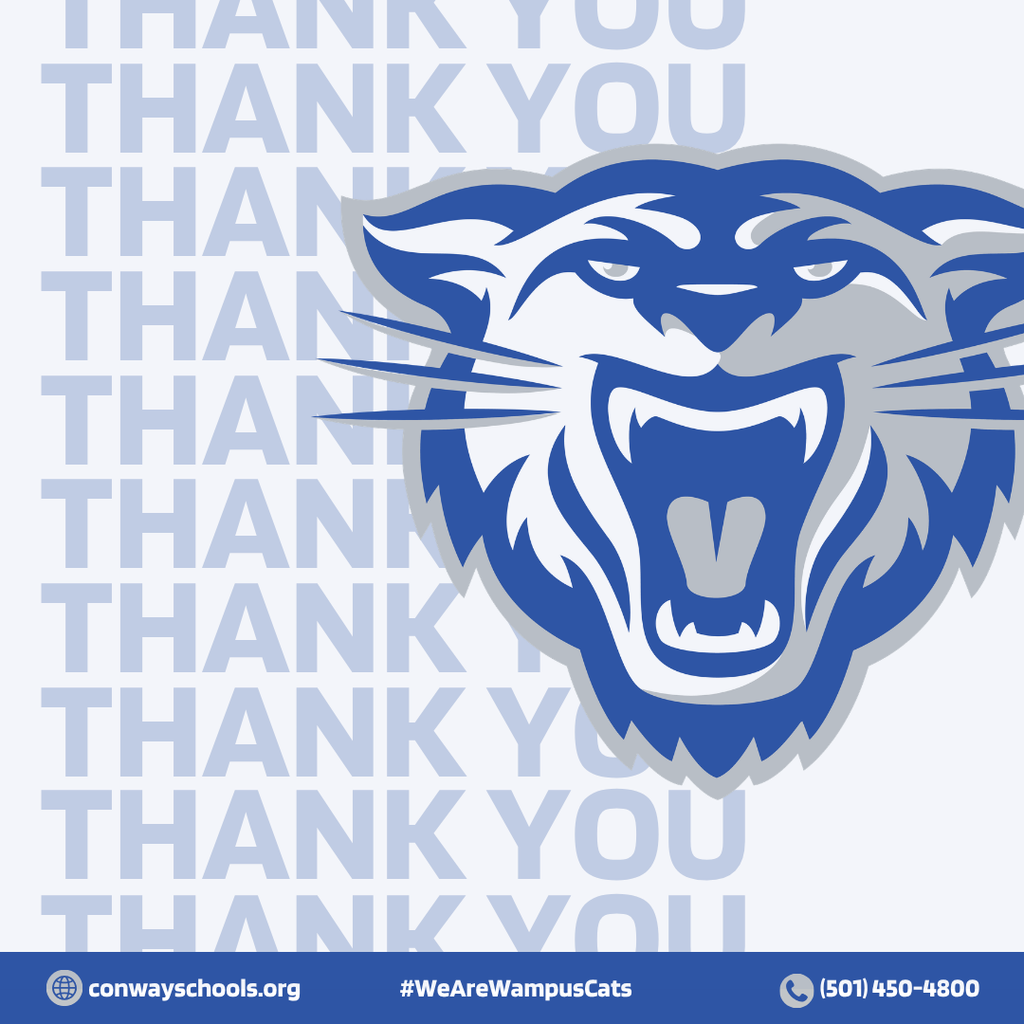 Thank you with Wampus Cat Head