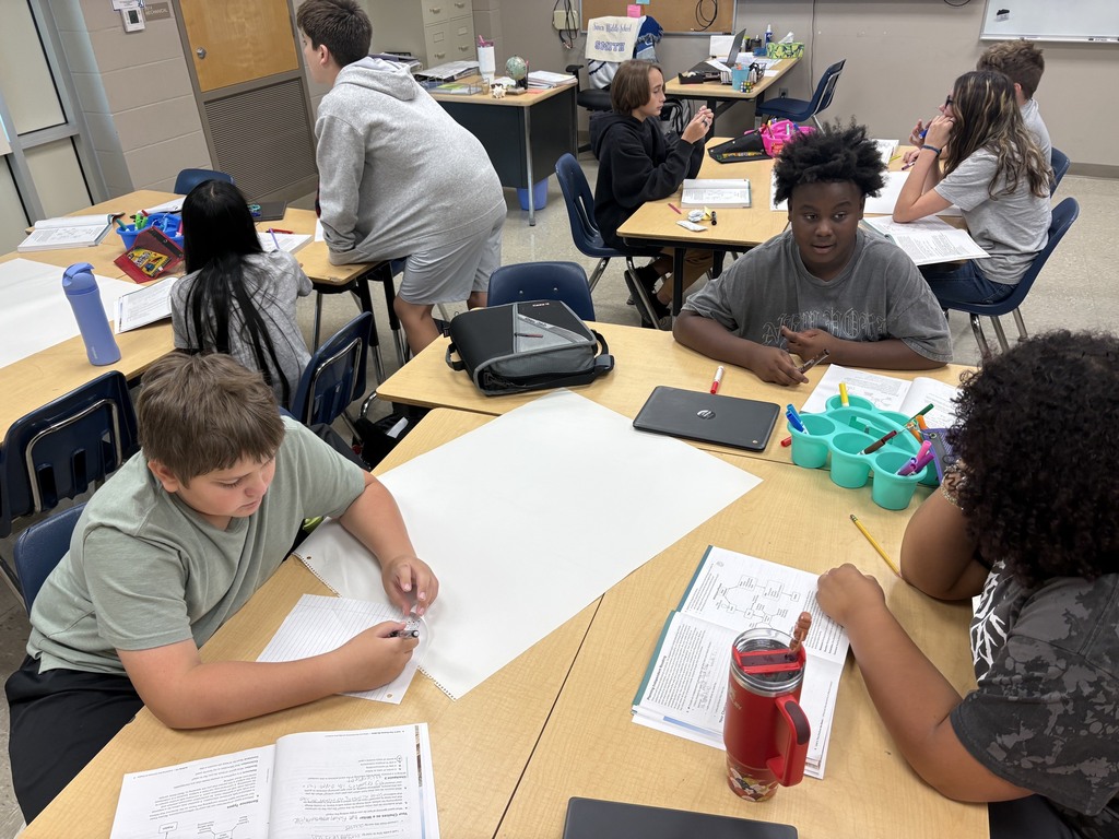Storytelling meets strategy in Ms. Smith's 7th Grade Honors ELA class at Simon Middle School!