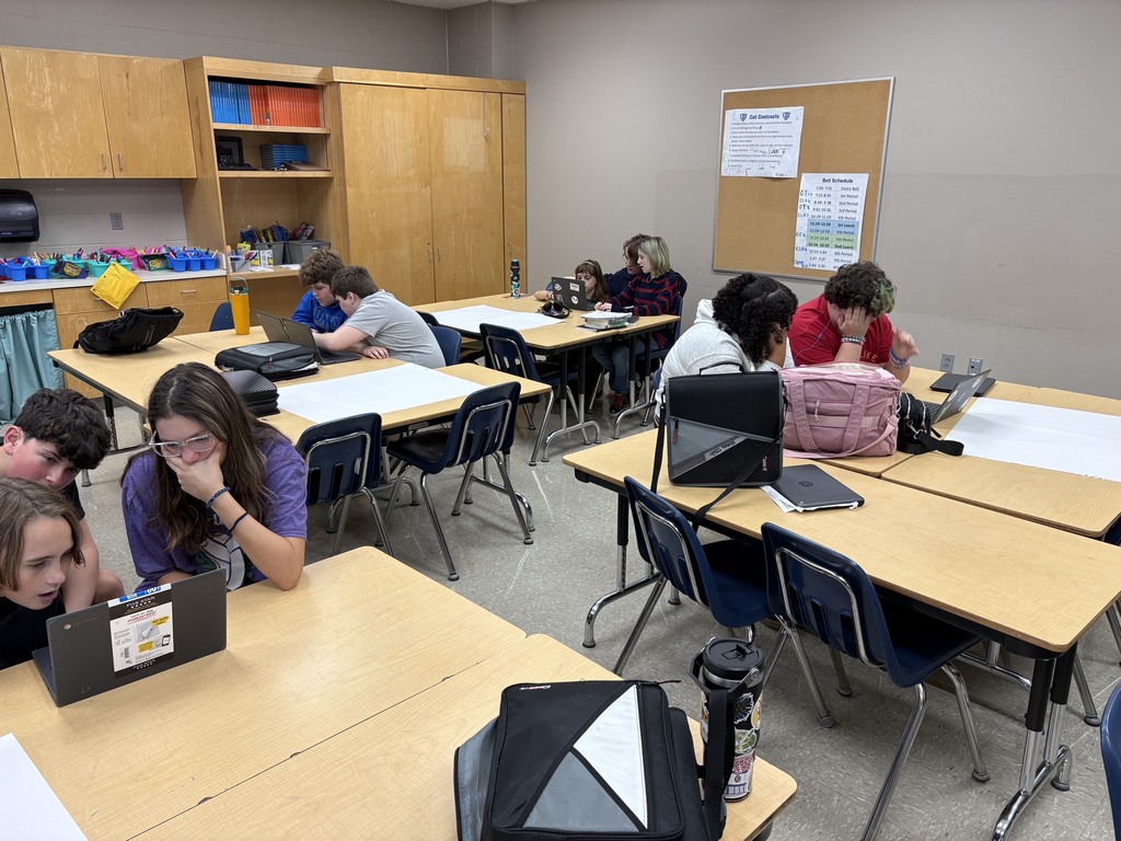 Storytelling meets strategy in Ms. Smith's 7th Grade Honors ELA class at Simon Middle School!