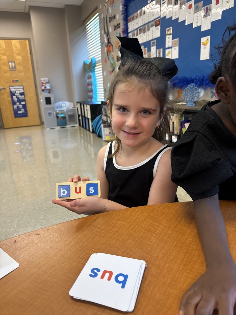 W.I.N. time in Kindergarten! Our kinders are working hard on reading CVC words and building those early reading skills one word at a time!