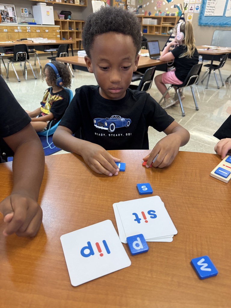 W.I.N. time in Kindergarten! Our kinders are working hard on reading CVC words and building those early reading skills one word at a time!