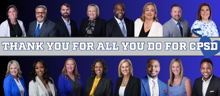 pictures of principals - thank you for all you do for CPSD
