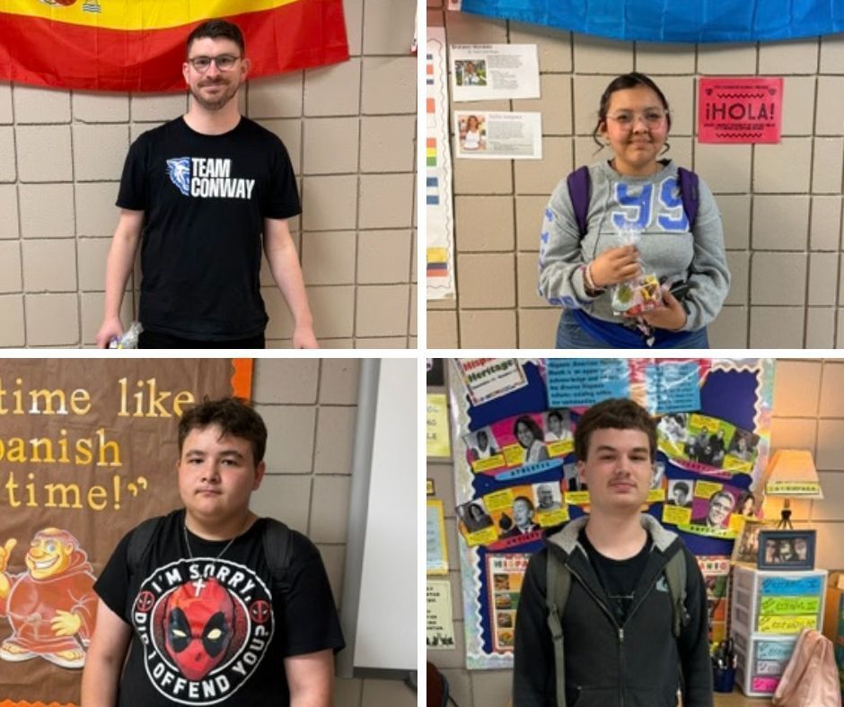 Winners of the bi-weekly Hispanic Heritage Month Trivia.