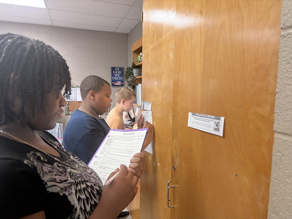4 types of sentences scavenger hunt - students moving around the room to determine types of sentences