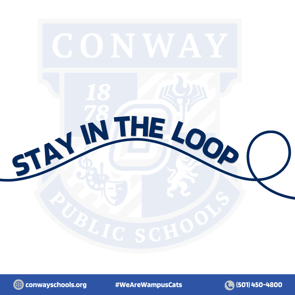 Stay in the loop graphic