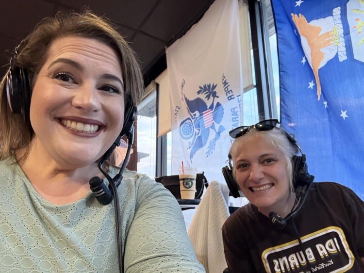 radio time with Ms. Wahrer on Y107