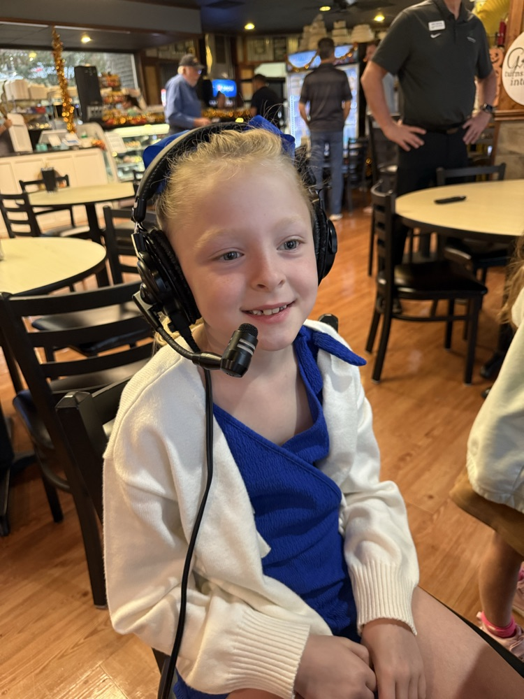Stella on the radio