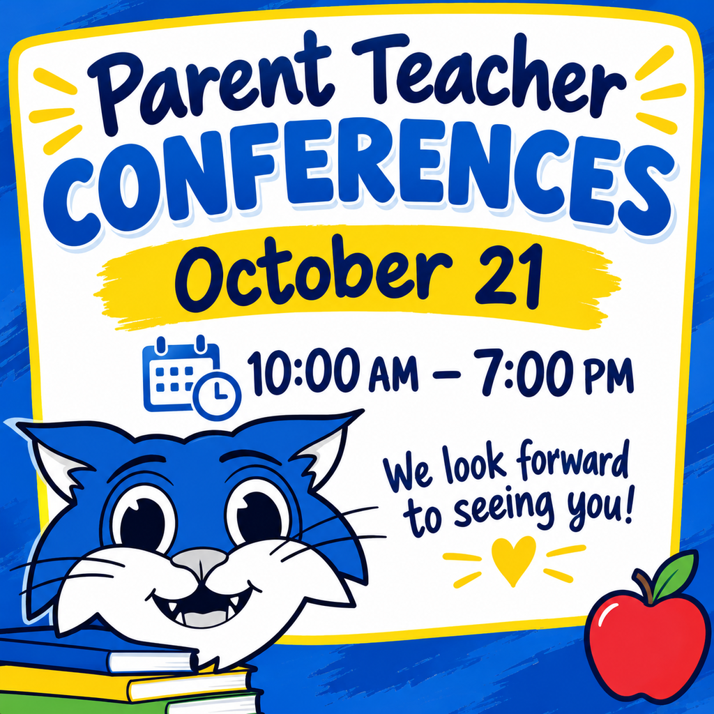 parent teacher conferences October 21, 2026 from 10:00am to 7:00pm