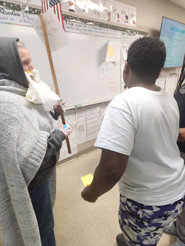 Student attempting to pass by the “cell membrane” teacher