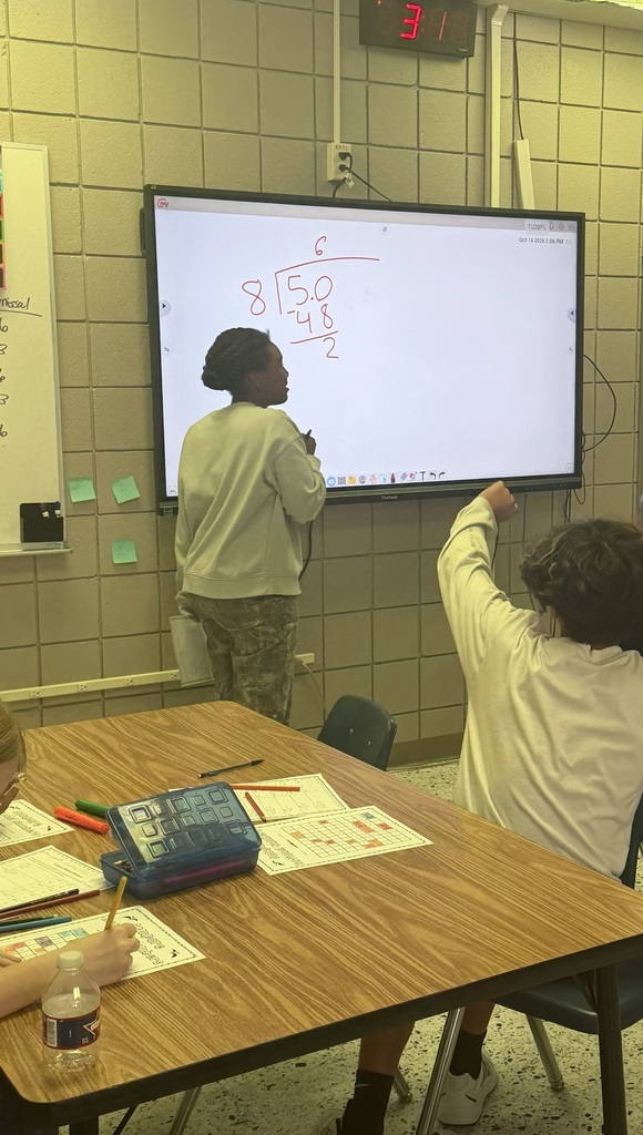 student teaching her peers