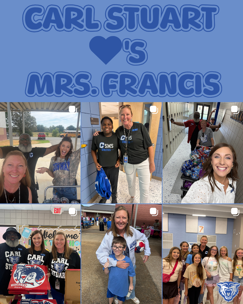 principal appreciation: carl stuart loves Mrs. Francis