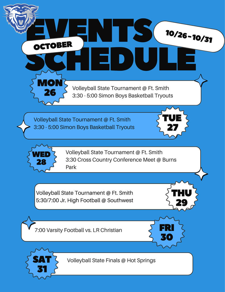 Week events 10/31