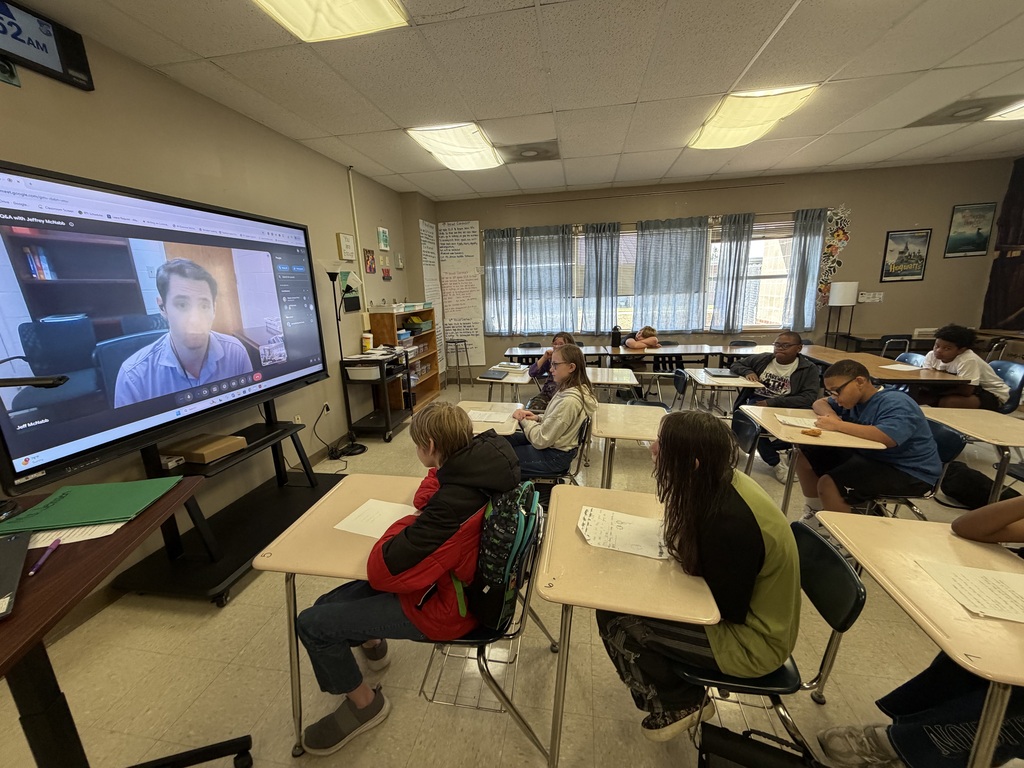 CMS Students zooming with Conway grad and space engineering PhD candidate, Jeffrey McNabb