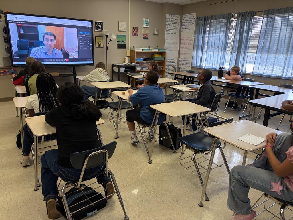 CMS Students zooming with Conway grad and space engineering PhD candidate, Jeffrey McNabb