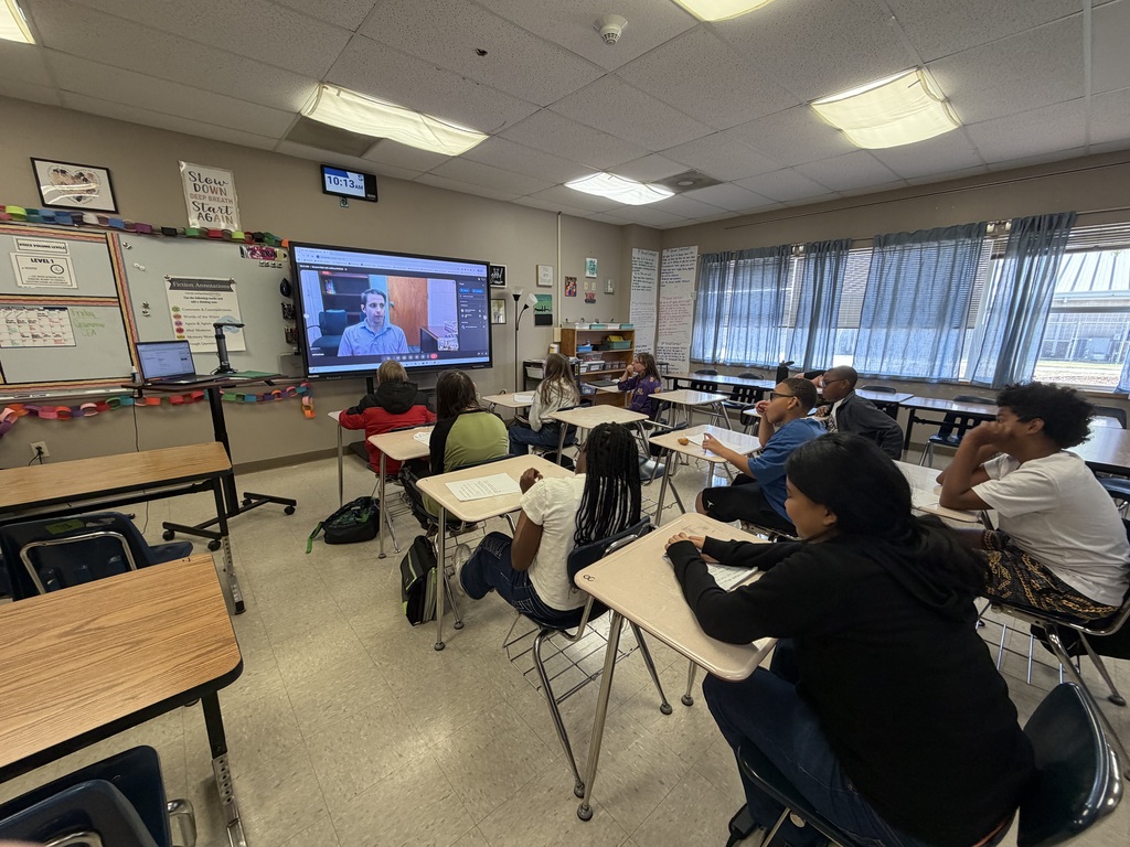 CMS Students zooming with Conway grad and space engineering PhD candidate, Jeffrey McNabb