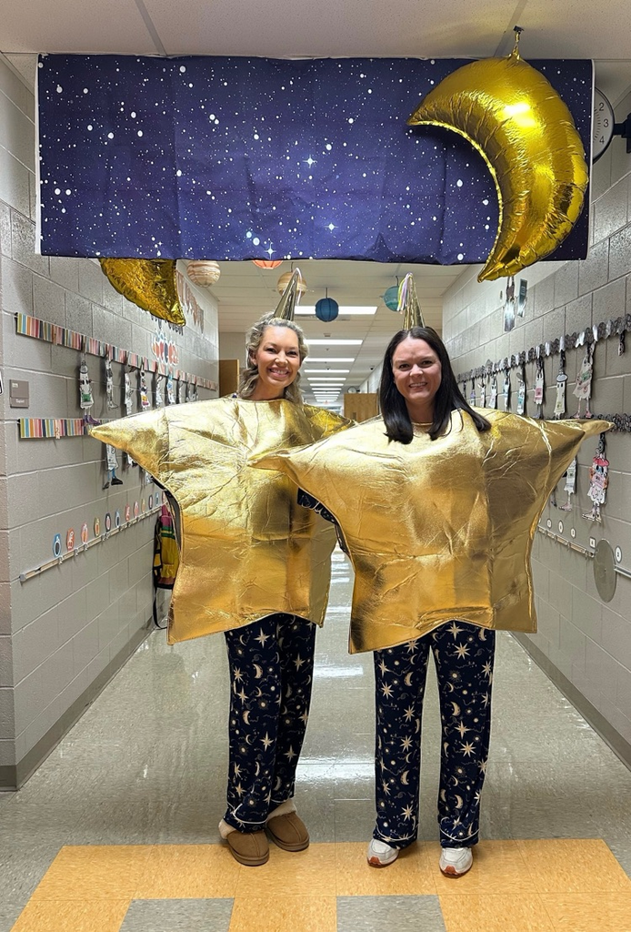 3…2…1… New Module Launch! Mrs. Hill and Mrs. Kingsbury are over the moon to begin their new unit on Outer Space!🪐