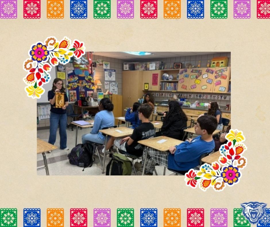 visitor speaking with the class