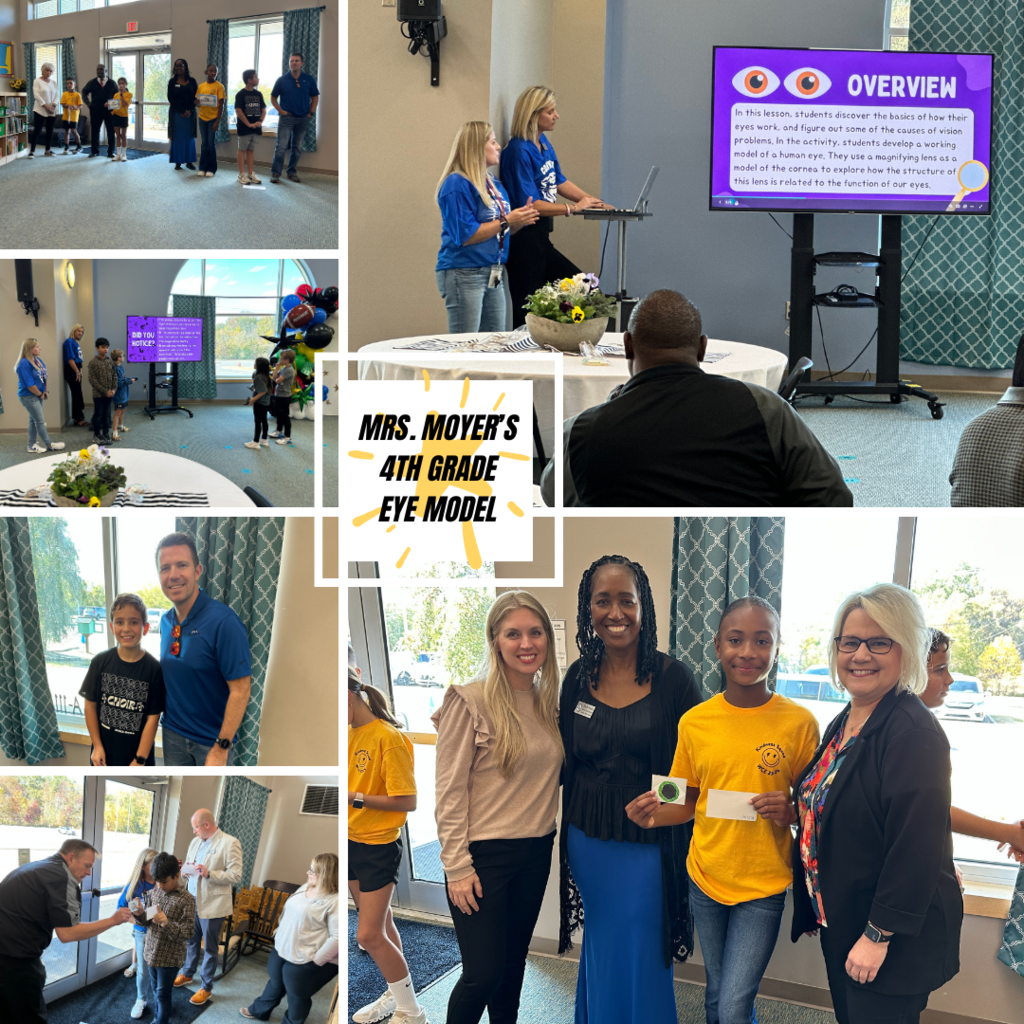 Mrs. Moyer's 4th grade eye model