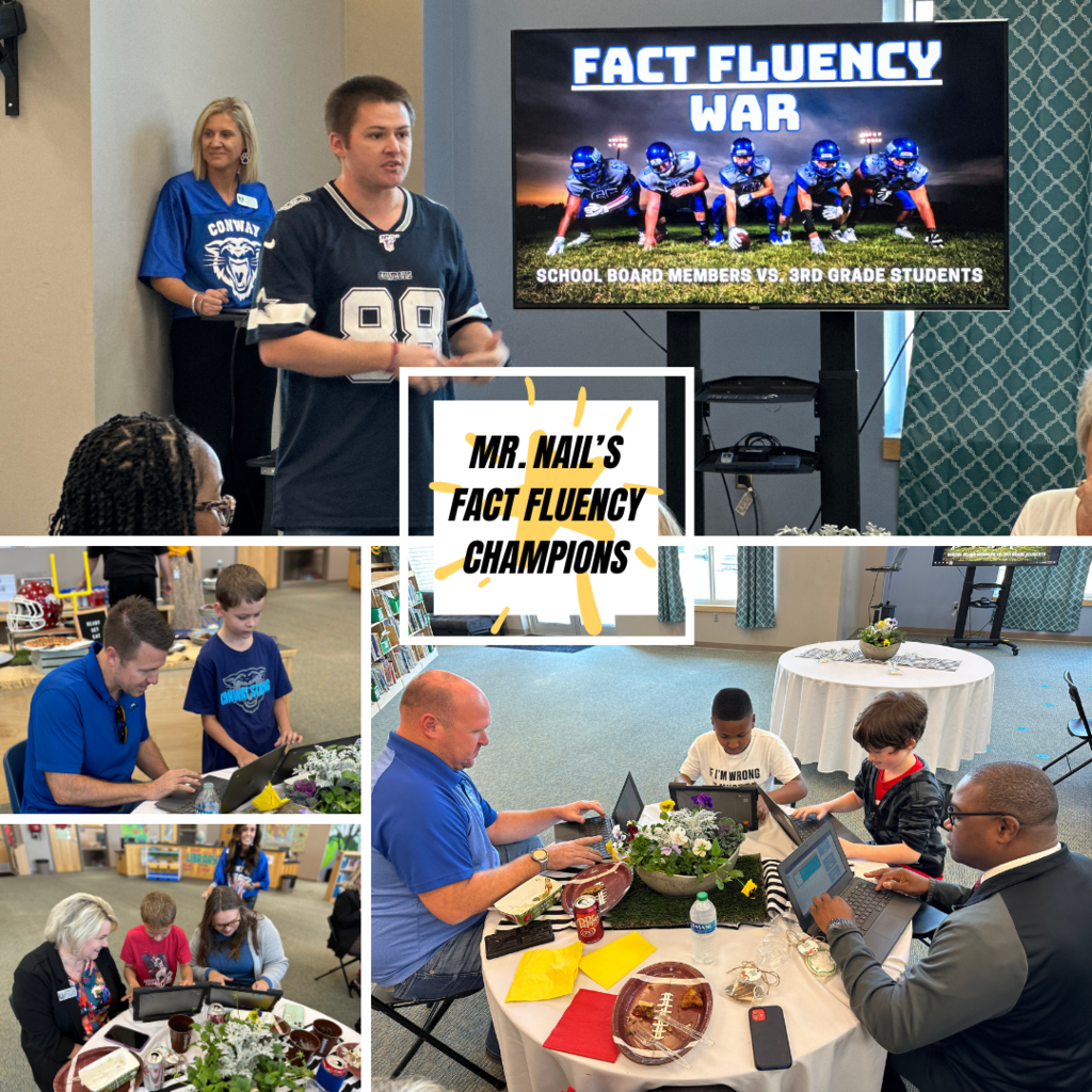 Mr. Nail's fact fluency champions