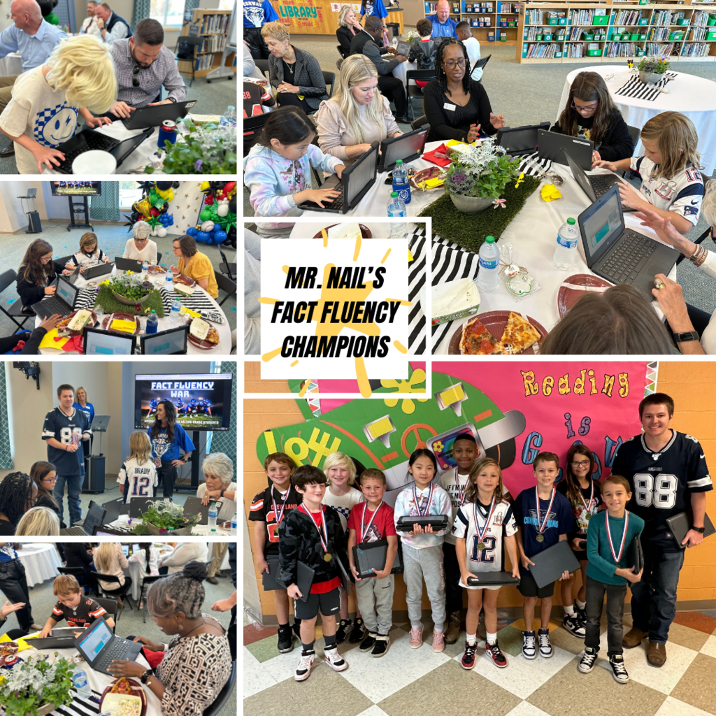 Mr. Nail's fact fluency champions