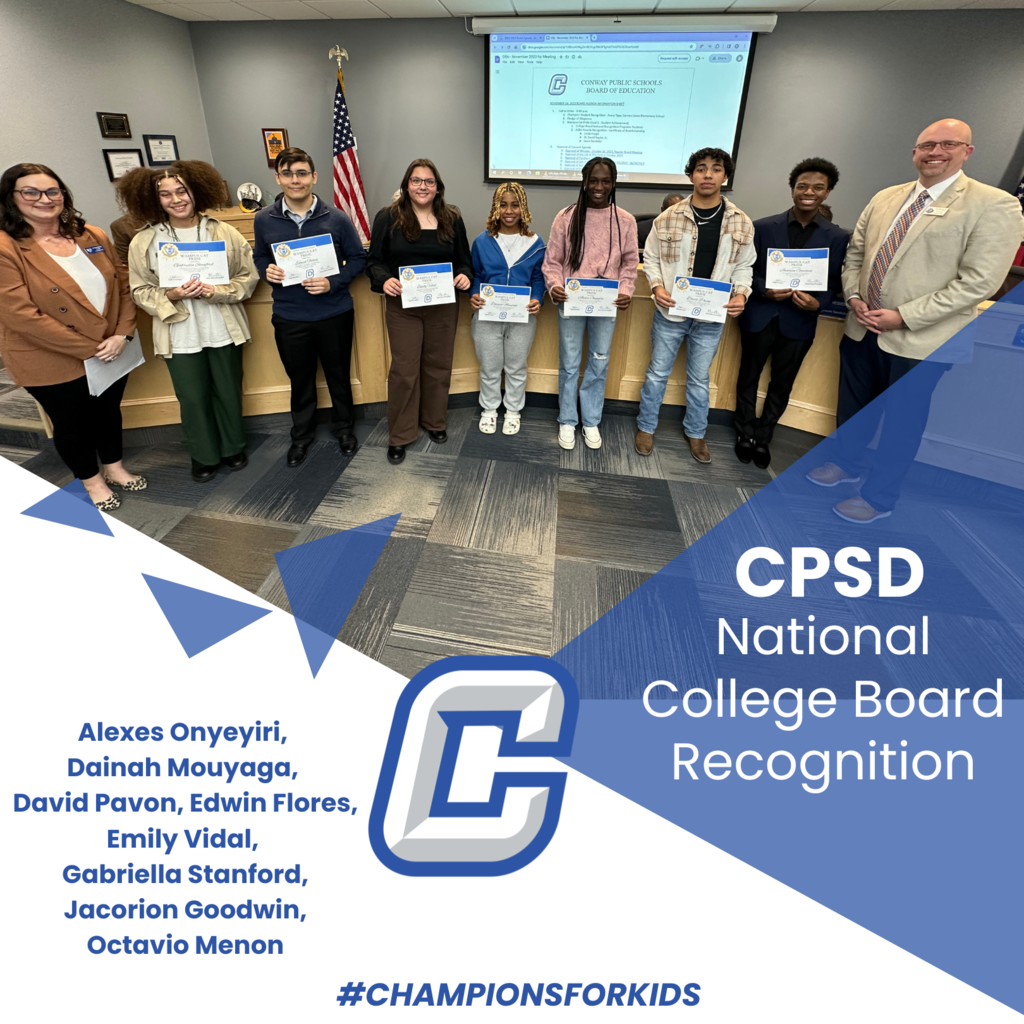 CPSD national college board recognition students