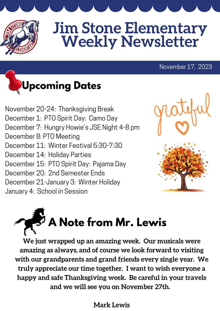 Weekly Newsletter