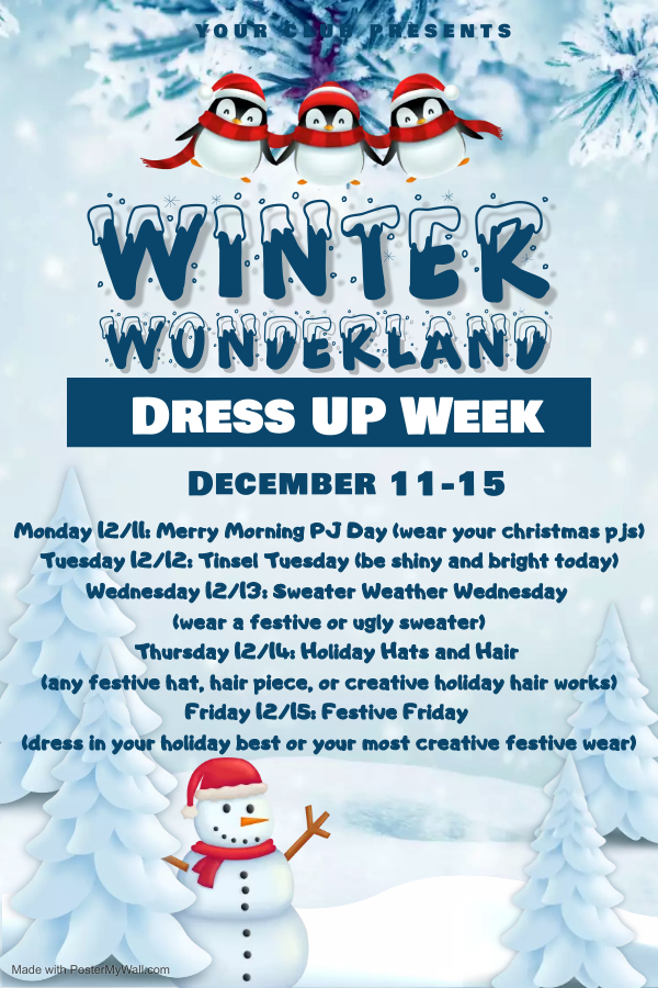 CSMS Winter Wonderland Dress Up Week