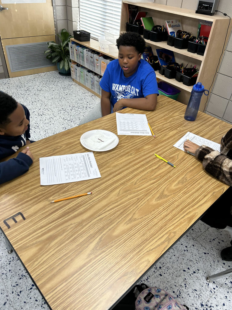 5th grade Science classes have been observing earthworms this week.