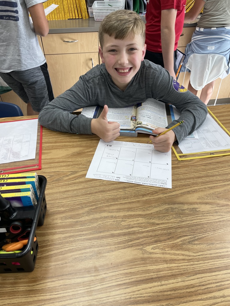 Mrs. Power’s classes analyzing text structure to improve comprehension.