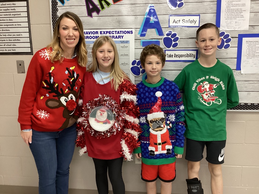 CSMS Sweater Weather Wednesday (wear a festive or ugly sweater) #ChampionsForKids #celebratecsms