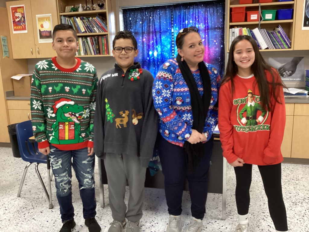 CSMS Sweater Weather Wednesday (wear a festive or ugly sweater) #ChampionsForKids #celebratecsms