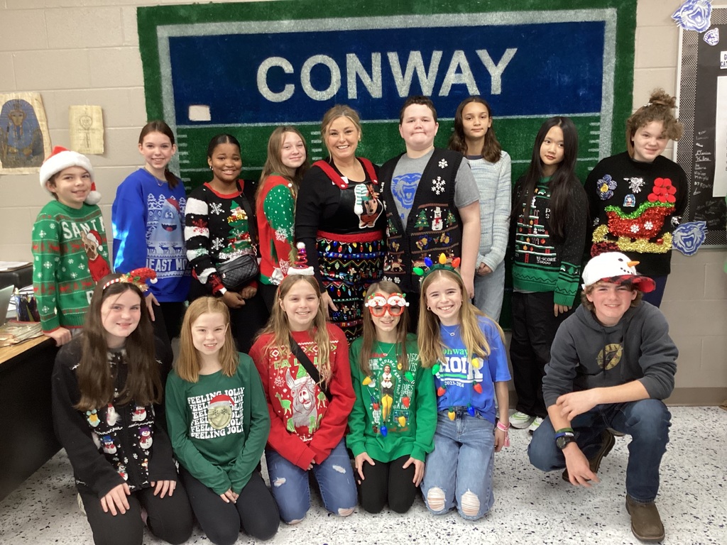 CSMS Sweater Weather Wednesday (wear a festive or ugly sweater) #ChampionsForKids #celebratecsms