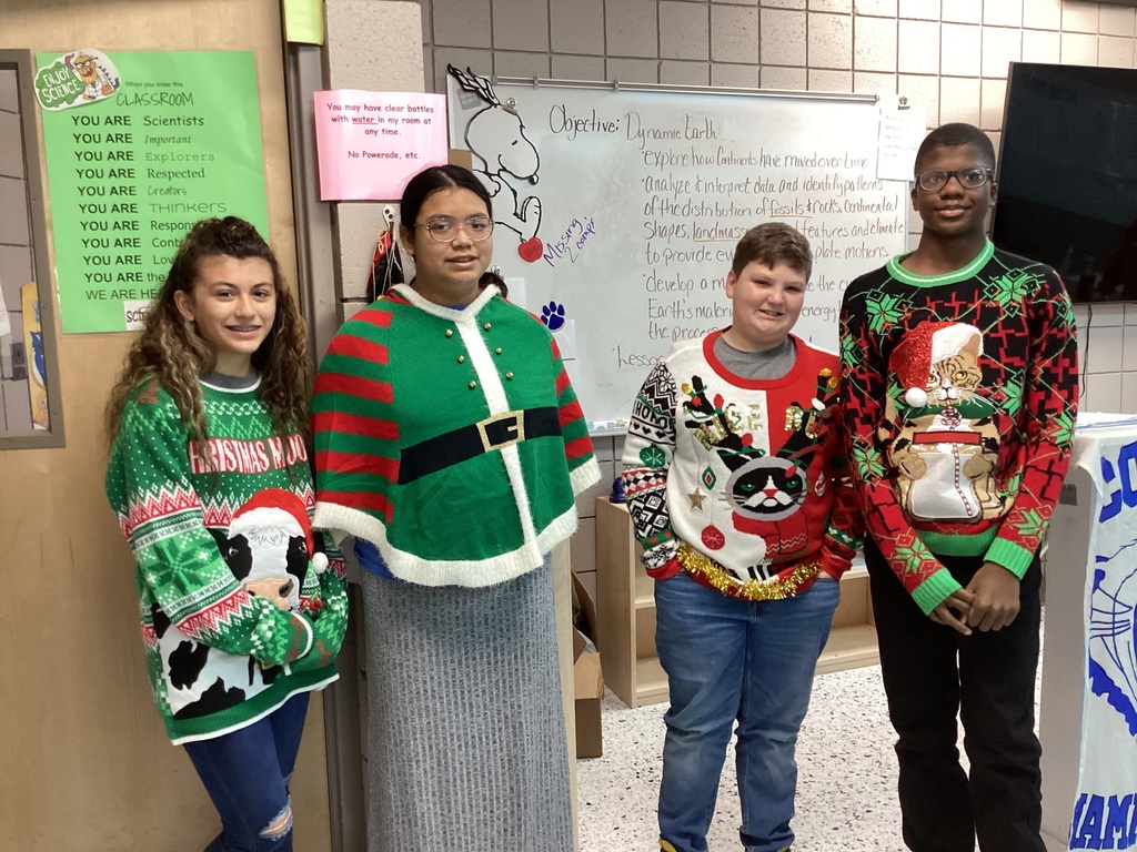 CSMS Sweater Weather Wednesday (wear a festive or ugly sweater) #ChampionsForKids #celebratecsms