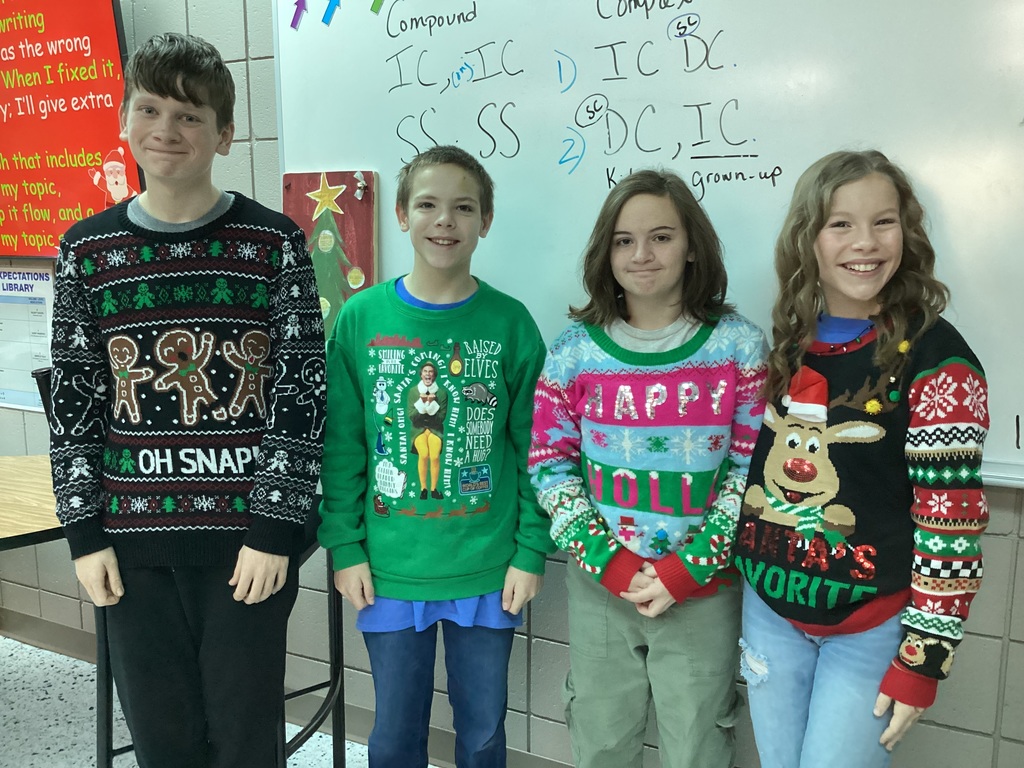 CSMS Sweater Weather Wednesday (wear a festive or ugly sweater) #ChampionsForKids #celebratecsms